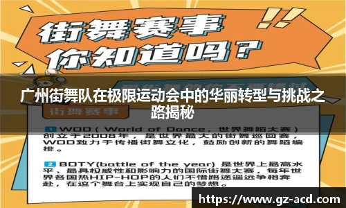 广州街舞队在极限运动会中的华丽转型与挑战之路揭秘